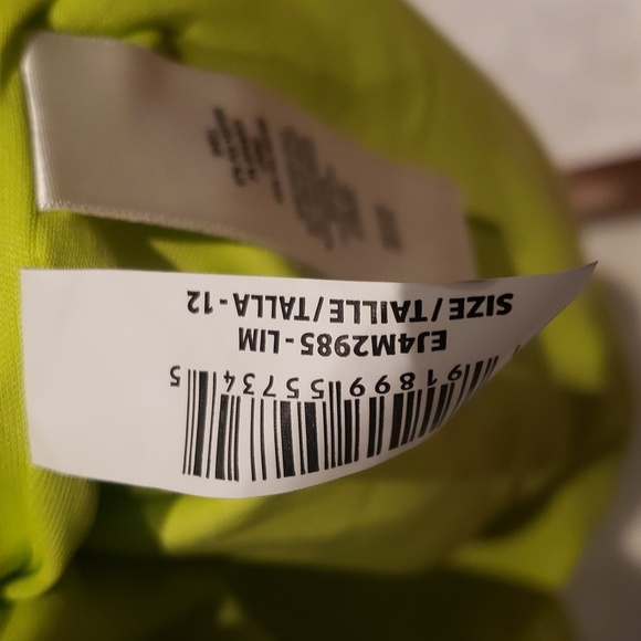 Nwt Eliza J dress blue white lemon green - Picture 9 of 15